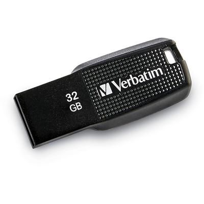 Verbatim 70876 32GB Ergo USB Flash Drive, Black VER70876