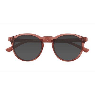 Female s round Clear Pink Acetate Prescription sunglasses - Eyebuydirect s Blackwood