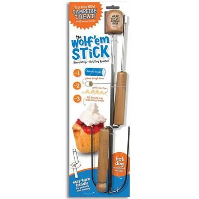 Wolf'em Stick Two-In-One Campfire Stick - Brown 32in
