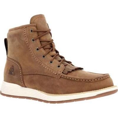 Rocky Men's Farmstead Soft Toe 6in Work Boots - Brown 13