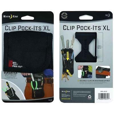 Nite Ize Clip Pock-Its XL Utility Holster - Black 1in x 1in x 1in
