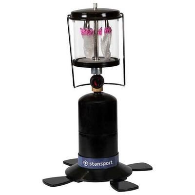 Stansport Double Mantle Propane Lantern - Black