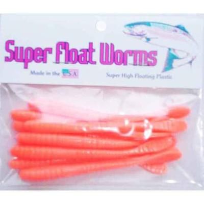 Mad River Steelhead Floating Worm Soft Worm - Bubble Gum