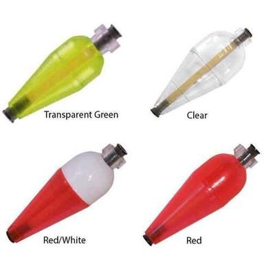 Double X Tackle A-Just-A-Bubble Bobber - Chartreuse 1/4oz (2-7/8in x 7/8in)