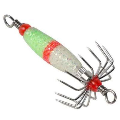 Beau Mac Skinny Squid Jig - Green Glow Medium