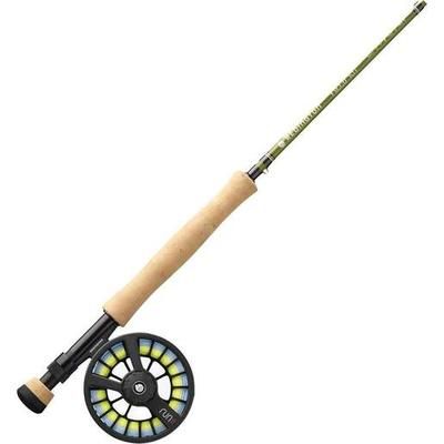 Redington Bass Field Kit Fly Fishing Rod and Reel Combo - Green