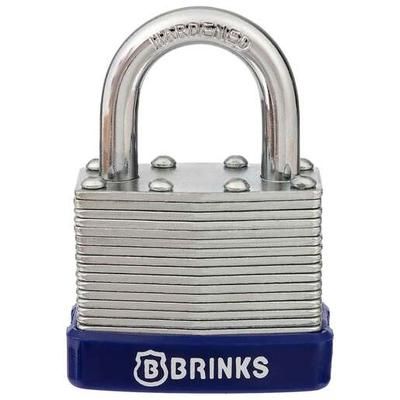Brinks 40mm Laminated Steel Padlock - Silver