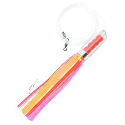 C&H Rattle Jet Rigged and Ready Rigged Trolling Lure - Pearl Pink/Silver 6