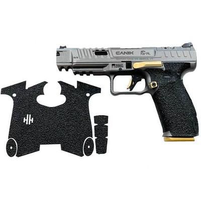 HandleItGrips Sandpaper Canik TP9 SPX Mete/Rival Pistol Grip Enhancement - Black - Black