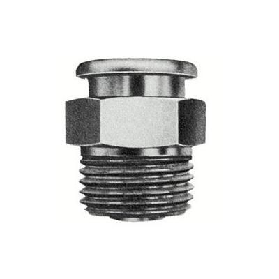Alemite Button Head Fittings, Straight, 1 1/16 in, Male/Male, 1/2 in (NPTF) (025-1820-1)