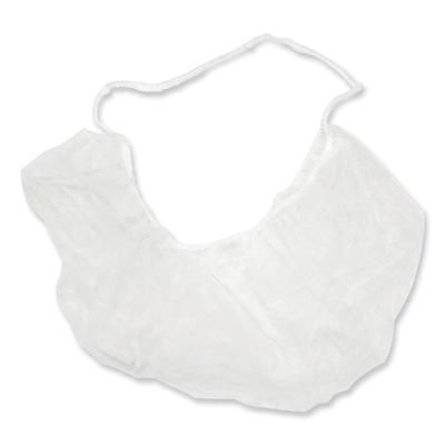 AMBITEX BRD Series Polypropylene Beard Nets, One Size Fits Most, White, 100/Pack, 10 Packs/Carton (TXIBRD1000)
