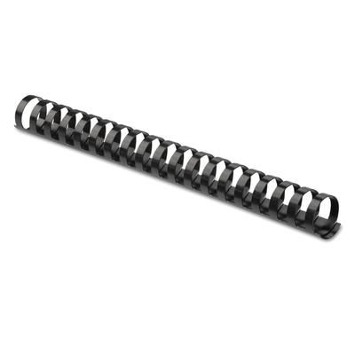 Fellowes Plastic Comb Bindings, 1 1/2" Diameter, 340 Sheet Capacity, Black, 10/Pack (FEL52066)
