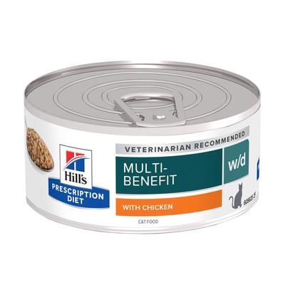 96x156g Chicken Weight Management Digestive w/d Feline Prescription Diet Hill's Wet Cat Food