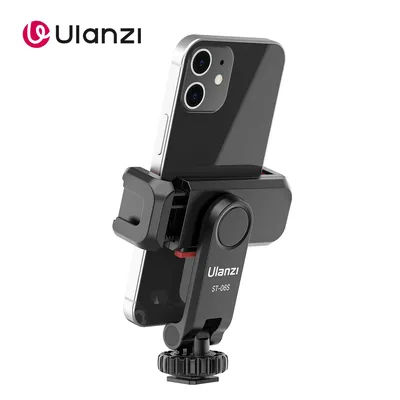 Ulanzi ST-06S Vertical Phone Mount Holder Tripod With Cold Shoe For Mic Light Phone Clip For iPhone