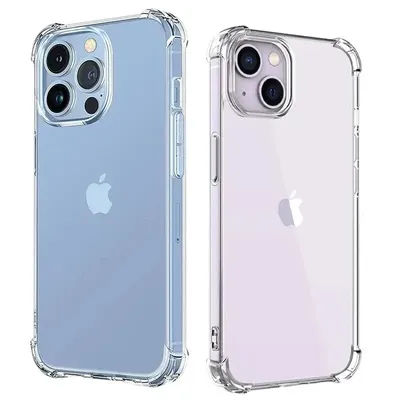 Luxury Clear Shockproof Case For iPhone 15 14 13 12 11 16 Pro Max Phone Cover on iPhone 13 12 14 15