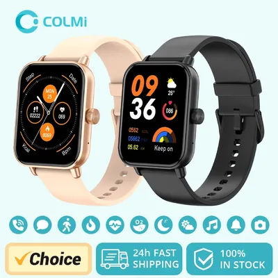 COLMI Voice Calling Smartwatch Men 24H Health Monitor 100+ Sports Modes, Bluetooth Smart Watch Women 1.9 inch Display