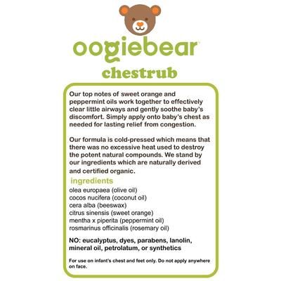 Oogiebear Chestrub