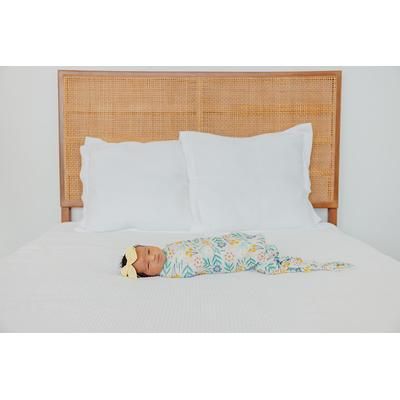 Copper Pearl Knit Swaddle Blanket - Clara