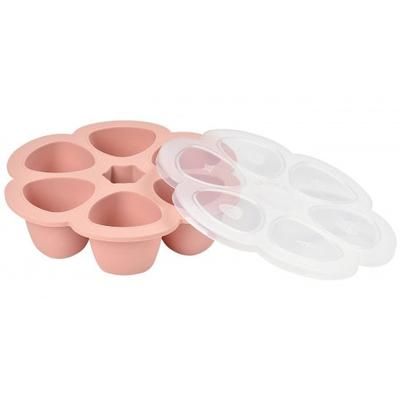 Beaba Multiportions 5oz Silicone Tray - Rose