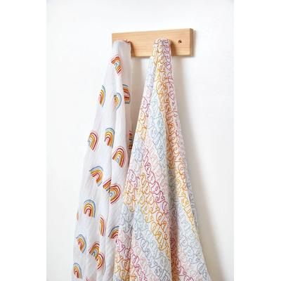 Petit Pehr Organic Swaddle - Rainbows