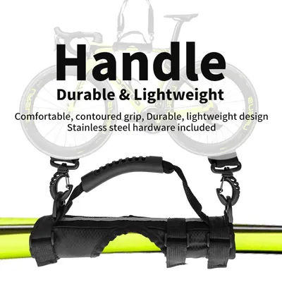 RRskit Folding Bicycle Carrier Handle Hand Grip For Brompton Cycling Bike Frame Carry Shoulder Strap Bicycle Accessories