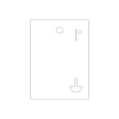 JE Adams Faceplate - Cam Lock Coin Slot on Right (Multiple Units) 8952W