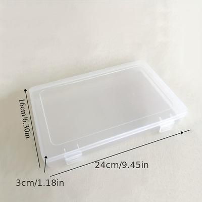 TEMU 1pc Classic Transparent Plastic Puzzle Storage Box, Sorting And Assembly Toy Organizer, Ideal Gift For New Year, Valentines Day, And , For Car Interior Accessories