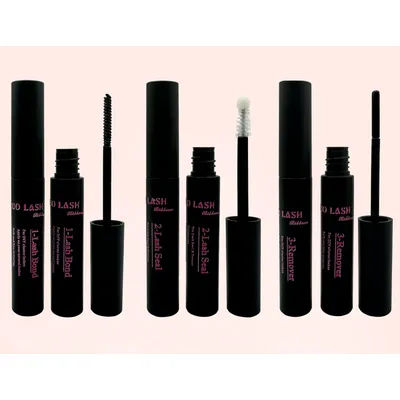 Nuo DIY Cluster Lash Kit Bond Sealant Remover Fast Removal Waterproof Sealer Adhesive Glue Strong Hold Customized Private Logo