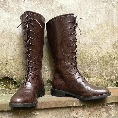 Medievale Rinascimento Scarpe Costume Per uomo Unisex Costumi da pirata Stile Steampunk Mascherata Festa / Sera LARP Fiera Rinascimentale Adulti Scarpe