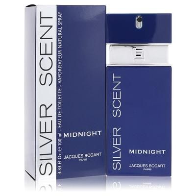 Silver Scent Midnight For Men By Jacques Bogart Eau De Toilette Spray 3.4 Oz