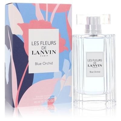 Les Fleurs De Lanvin Blue Orchid For Women By Lanvin Eau De Toilette Spray 3 Oz