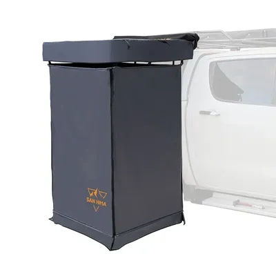 SAN HIMA Outdoor Camping Shower Tent Car Side Shower Tent Toilet Bathing Tent Built-in LED Strip Light----Pre sale