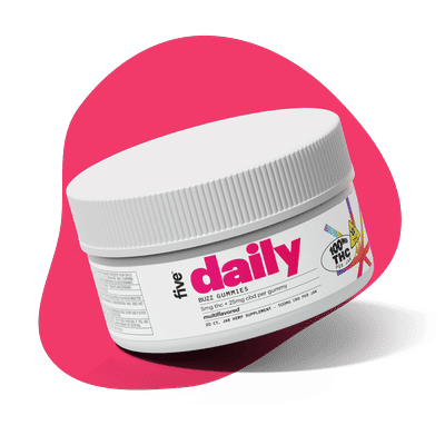daily buzz 5mg thc gummies
