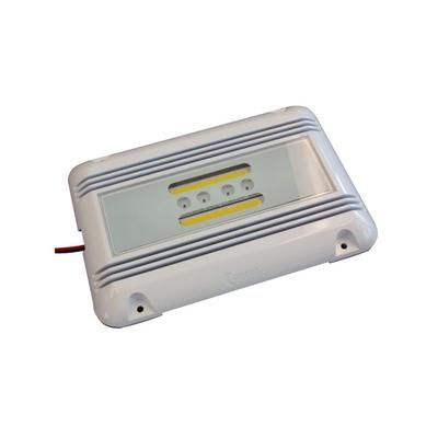 Lunasea Lighting 10-40 VDC 16W 3200 Lumen Ignition Proof LED Engine Room Utility Light 4000K Natural White LEDs LLB-51WO-91-10