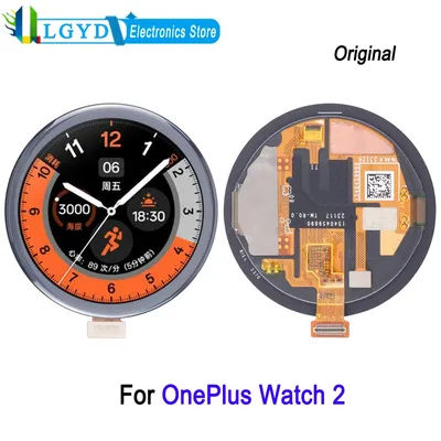 Écran AMOLED pour OnePlus Watch 2 Smartwatch, écran tactile et Hébergements eur, assemblage complet, pièce de rechange de réparation, 1.43"