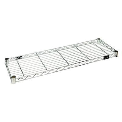 Quantum Food Service 1236C Chrome Wire Shelf - 36"W x 12"D, Silver
