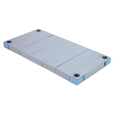 Quantum Food Service QP1854SS Millenia Polymer Solid Shelf - 54"W x 18"D, Gray