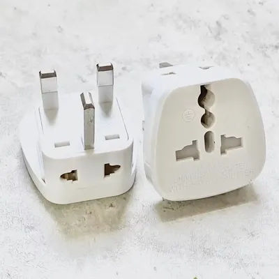 New 2 in 1 3 Pin UK Plug Converter Travel AC Power Socket International Adapter EU US AU Electric Universal 13A 250V