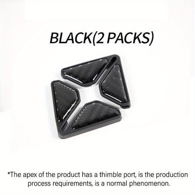 TEMU Car Door Corner Bumper Is Covered With Carbon Fiber Modified Universal Door Protector And Soft Plastic Door Bumper