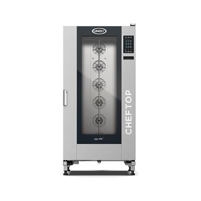 Unox XAVL-2021-NPRS (GAS 208-240V) CHEFTOP MIND.Maps Full Size Roll In Combi Oven - Boiler Based, Convertible, Stainless Steel, Gas Type: Convertible