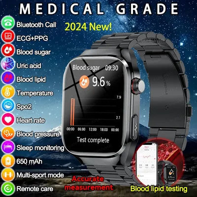 For XiaomiNew Non-invasive Blood Glucose Health Smartwatch Micro Physical Examination Blood Lipid