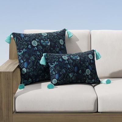 Imani Indoor/Outdoor Pillow - Air Blue, 20" x 20" Square Air Blue - Frontgate