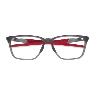 Unisex s square Gray Plastic Prescription eyeglasses - Eyebuydirect s Oakley Double Down