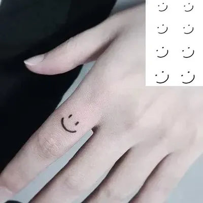 Waterproof Temporary Tattoo Sticker Black Hand Drawn Heart Design Body Art Fake Tatto Flash Tatoo Finger Wrist Ankle Female