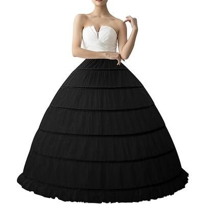 Rococò Vittoriano Principessa Gonna a cerchio Sottogonna Gonna in tulle Tinta unica Costume Per donna Mascherata Evento / Festa Balli di fine anno Adulti Gonna
