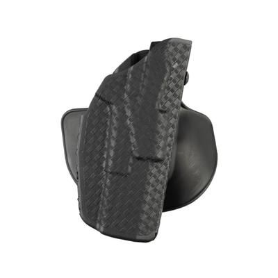 Safariland 7378 7TS ALS Concealment Paddle/Belt Loop Glock Holster Glock 17/Glock 22 SureFire X300U Right Basketweave Black 7378-8325-481