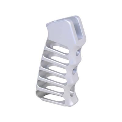 Guntec USA Ultralight Series Skeletonized Aluminum Pistol Grip Anodized Clear ULS-PG-CLEAR