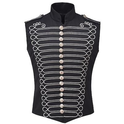 Mascherata Gilet Giacca da circo Principe Aristocratico Retrò Vintage Rococò Adulti Per uomo Carnevale Mascherata martedì grasso Evento / Festa Costumi di Halloween facili Vestirsi