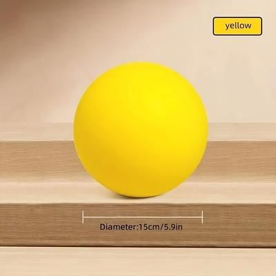 "TEMU Silent Bounce Sponge Basketball & Soccer Ball - 6" Diameter, No-noise Fun For Indoor Play & Training - Perfect Gift For Halloween, Christmas, Thanksgiving"