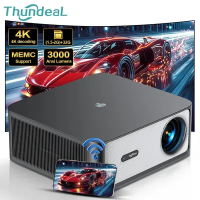 ThundeaL TD98Pro ATV Full HD 1080P Projector TD98 Pro Google Official Android TV ATV 4K Video WiFi Theater Cinema Beam Projector